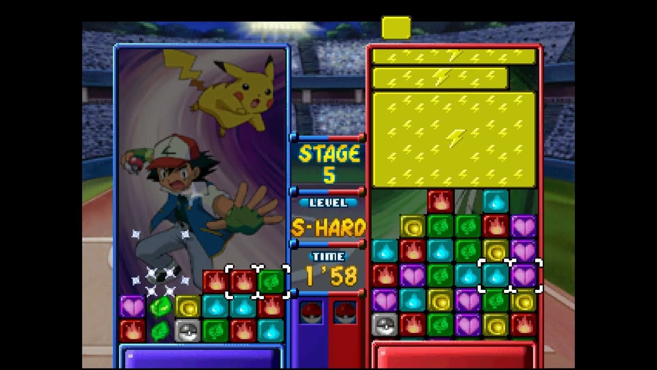 Pokémon Puzzle League (N64) - 1P Stadium (Super Hard)