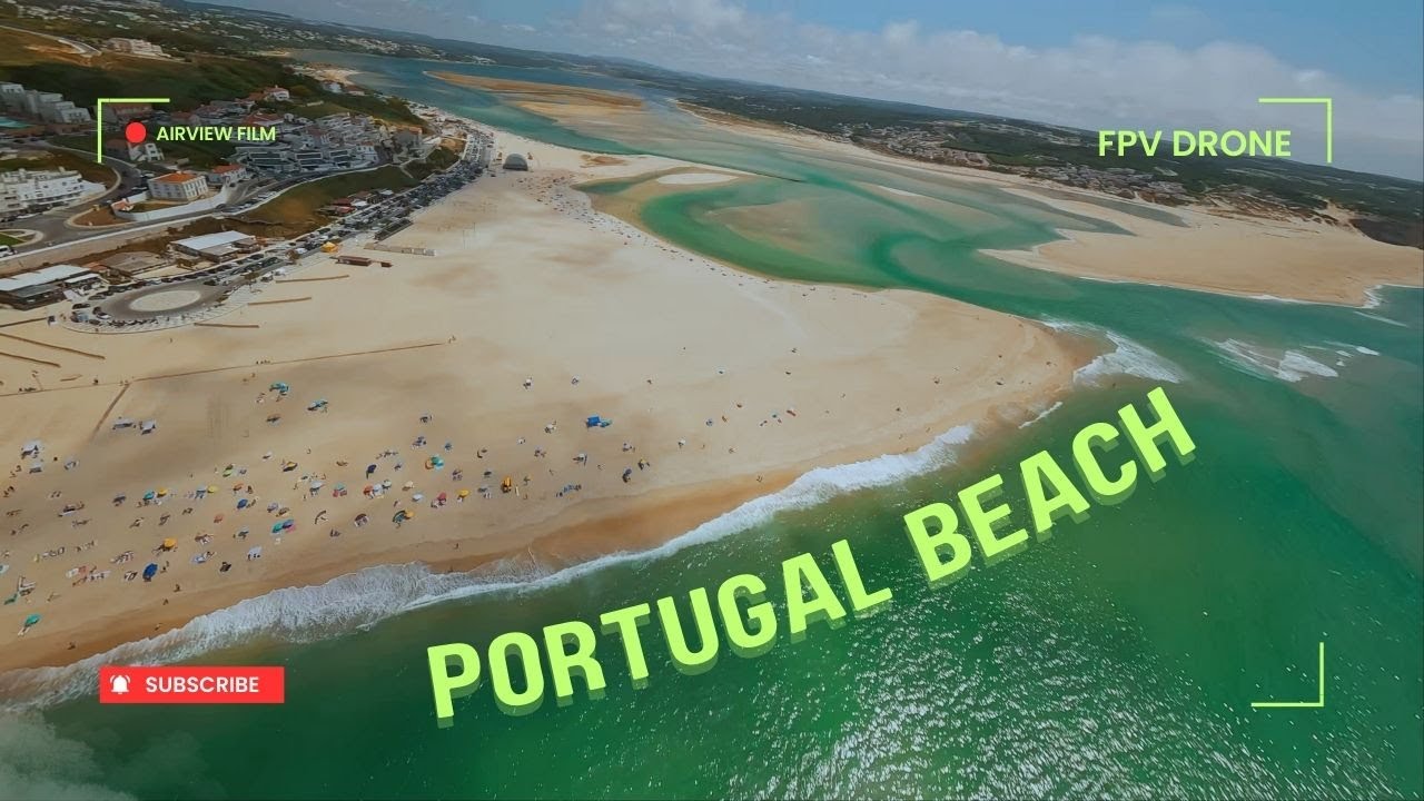 Miradouro da Foz do Arelho - Coast of Portugal #ocean #drone #fpv