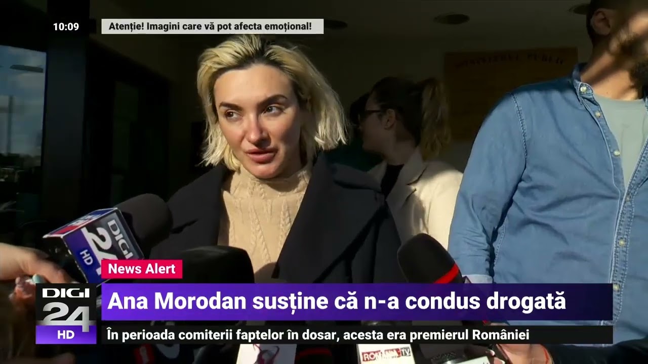 Cum se apără Ana Morodan după ce a fost prinsă de poliție conducând beată și fără permis