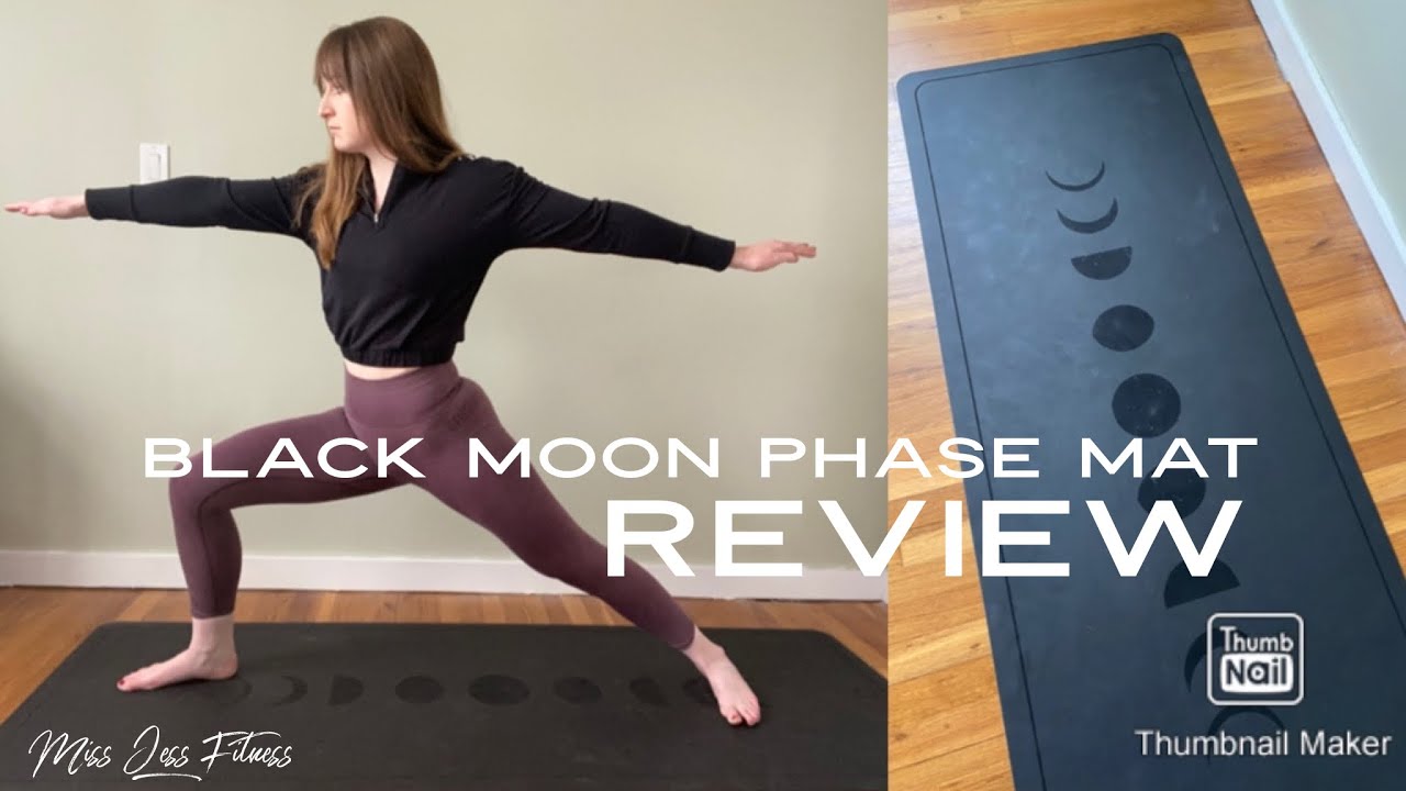 DETAILED This is Olie - Black Moon Phase Yoga Mat Review