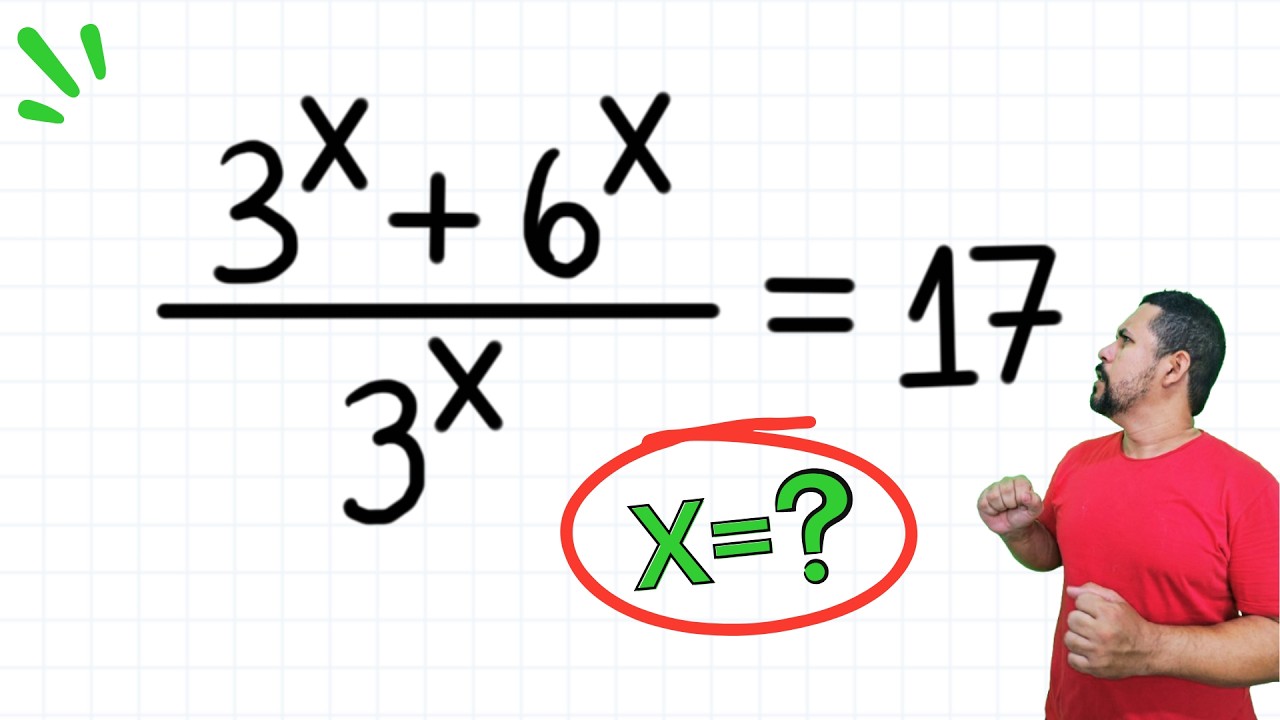 COMO RESOLVER essa Equação Exponencial