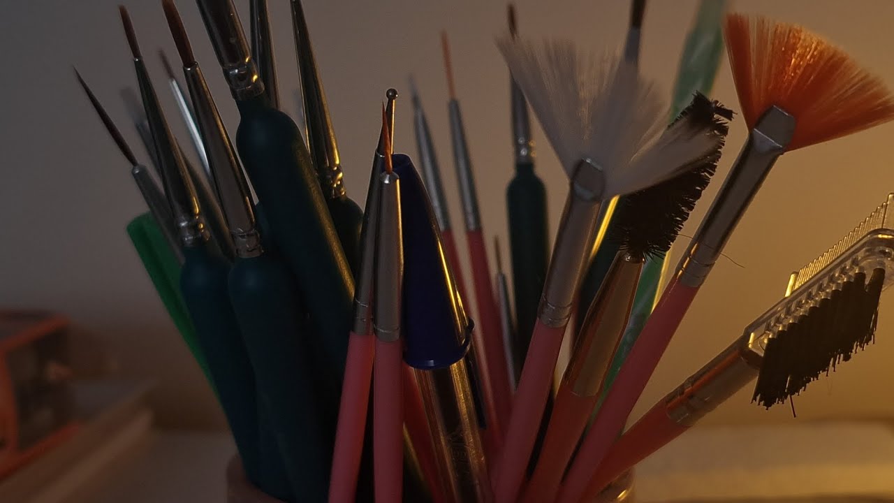 ASMR POV VOCÊ É MINHA TELA DE PINTURA