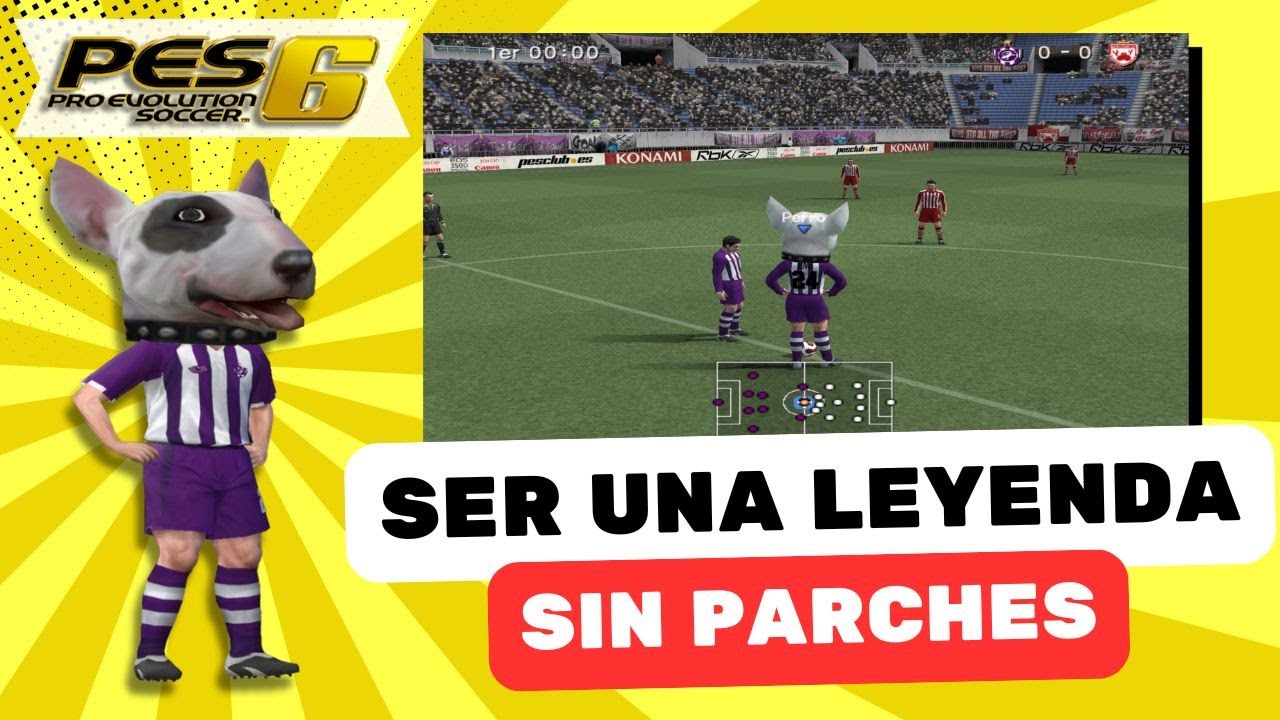 JUGAR al Modo SER UNA LEYENDA en PES 6 - SIN PARCHES