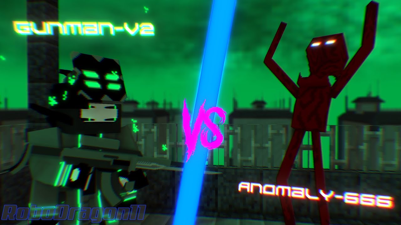 GunMan V2 vs AML-666 Remake | Anomaly Foundation Vs Gun-Union [Made by RoboDragon11]