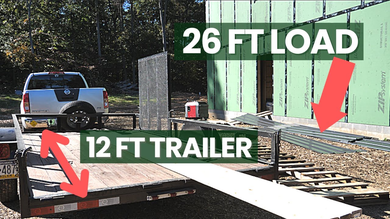 How to Haul Long Stuff on a Short Trailer