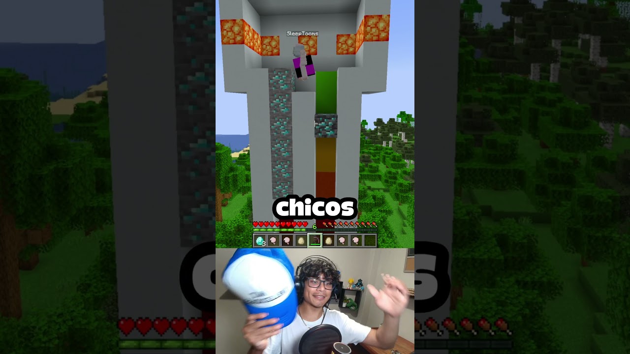 TORRE de DIAMANTE con mi CARA 👀🚨 #minecraftpe #minecraftshorts #minecraftespa&ntilde;ol #minecraftmemes