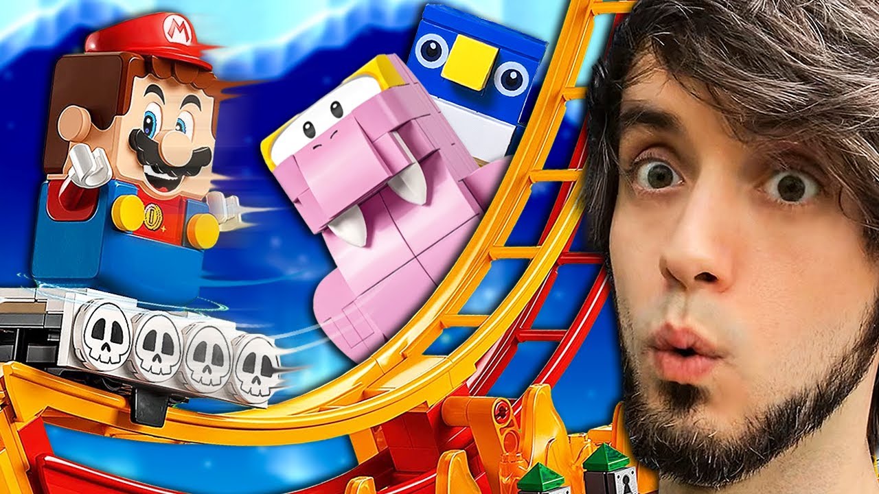 They made a Lego Mario ROLLER COASTER??