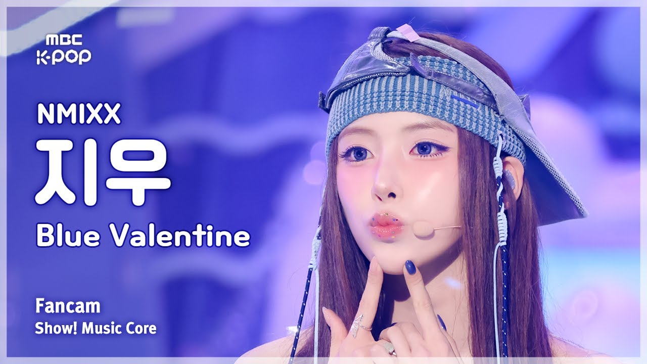 [#음중직캠] NMIXX JIWOO (엔믹스 지우) – Blue Valentine FanCam | 쇼! 음악중심 | MBC251018