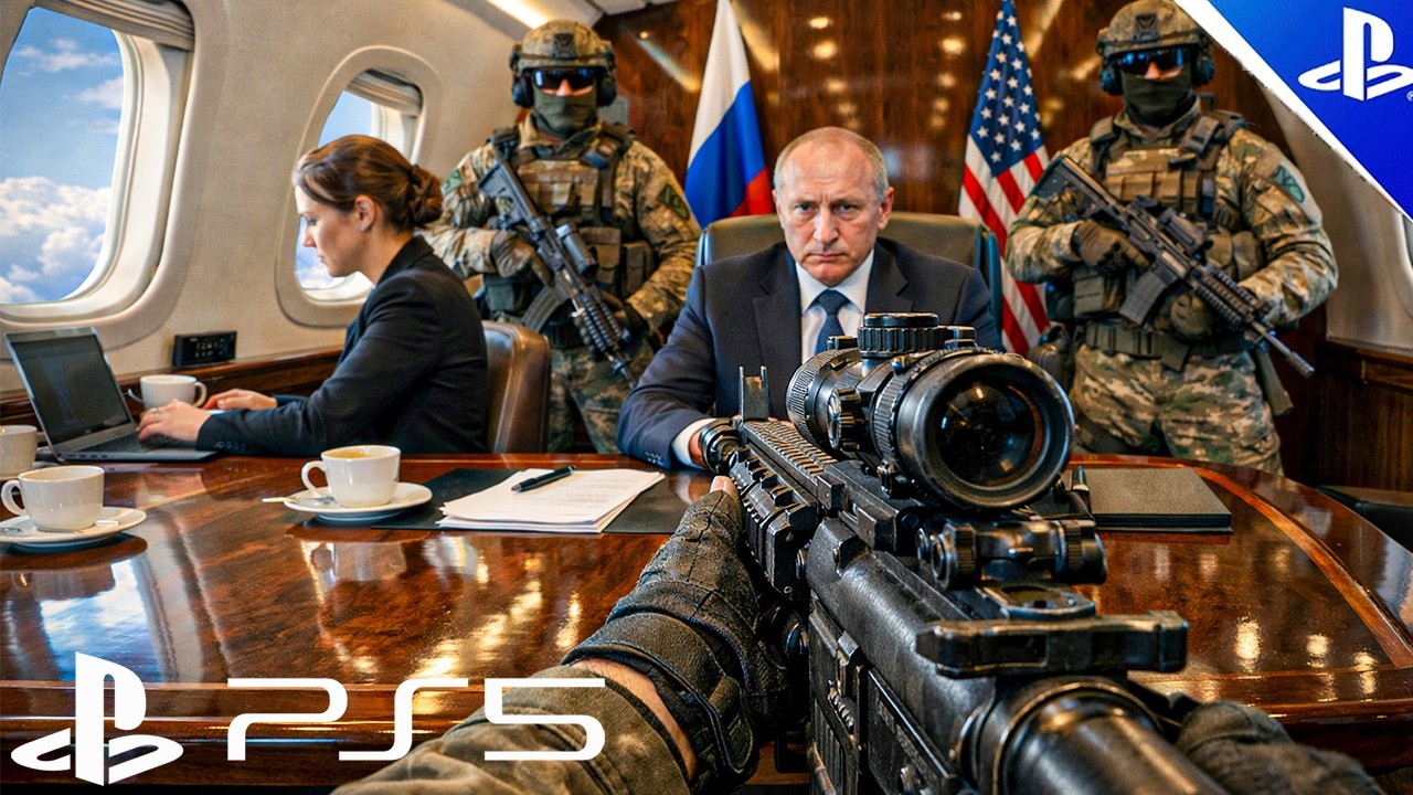 (PS5) Protecting the Russian President on The Plane | Ultra Realistic Gameplay 4K60FPS Call of Duty