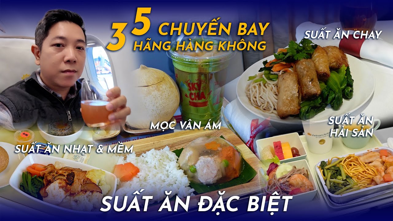 [M9] #466: Suất ăn Tết và suất ăn đặc biệt trên 5 chuyến bay cùng 3 hãng hàng không | Yêu Máy Bay