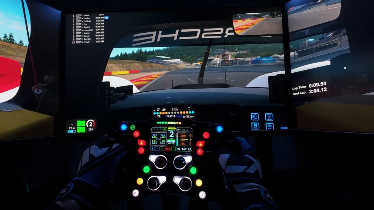 POV AMS2 IMSA Porsche 963 Hypercar multiclass race 25 laps @ Spa Francorchamps