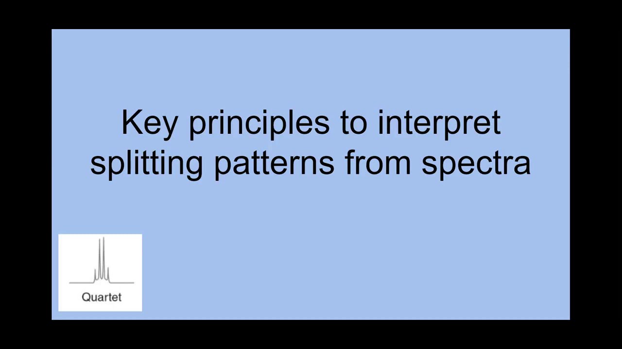 Key principles to interpret splitting patterns in H NMR (A Level Chemistry AQA, OCR, Edexcel)