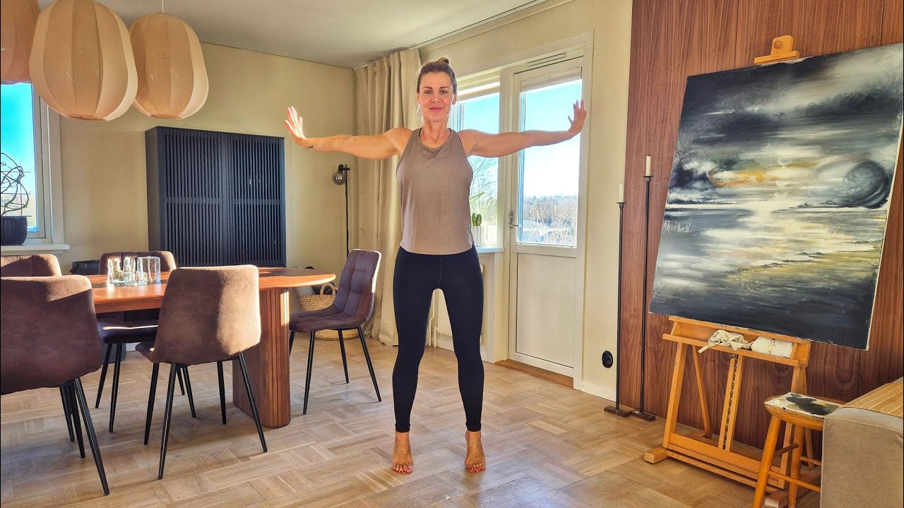 Morgonrörelser 14 min - Bästa starten på dagen för Lymfsystemet! Lymfflöde & Lymfmassage
