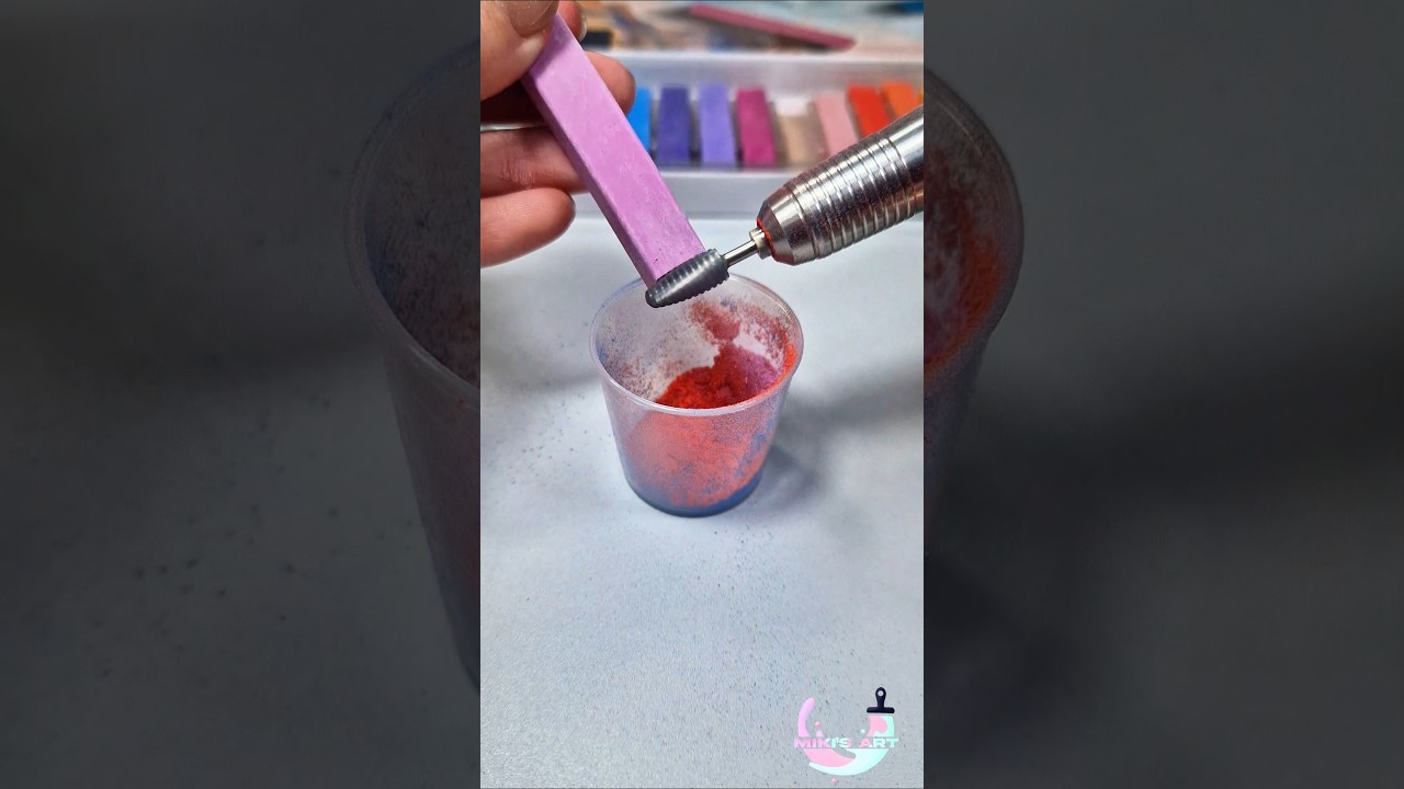 Handmade Watercolors Using Soft Pastels     #watercolor #diy #pastel #creative #shorts #colors #art