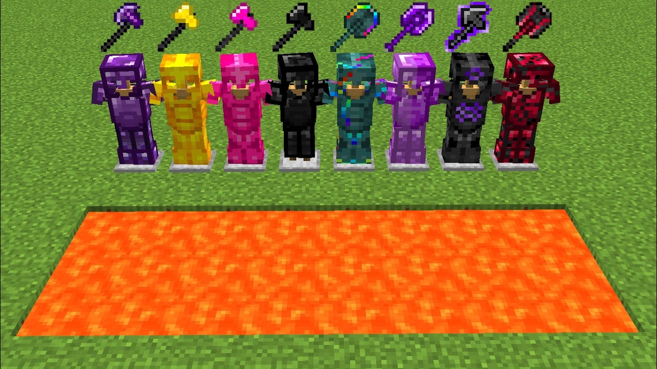 which armor is strongest vs lava?