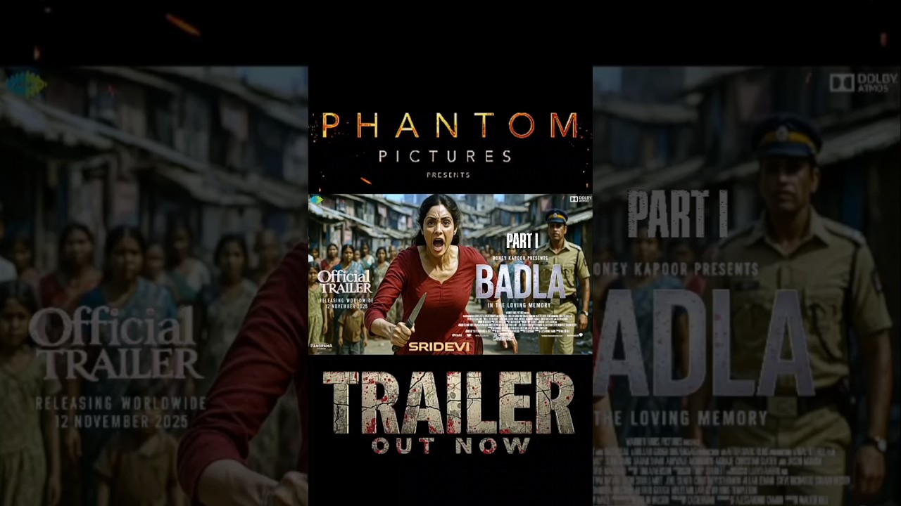 BADLA ( Part-1 ) | Trailer Out Now | Sridevi | New Movie Trailer | Trailers 2025 | 