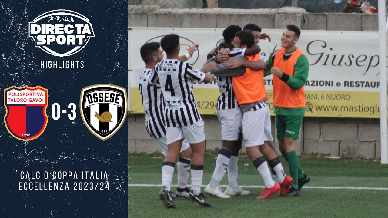 Calcio Coppa Italia Eccellenza - Taloro Gavoi-Ossese 0-3 (Highlights)