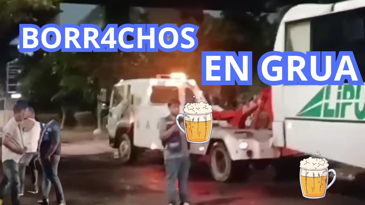 BORR4CHO5 se PASEABAN en GRUA en la MADRUGADA