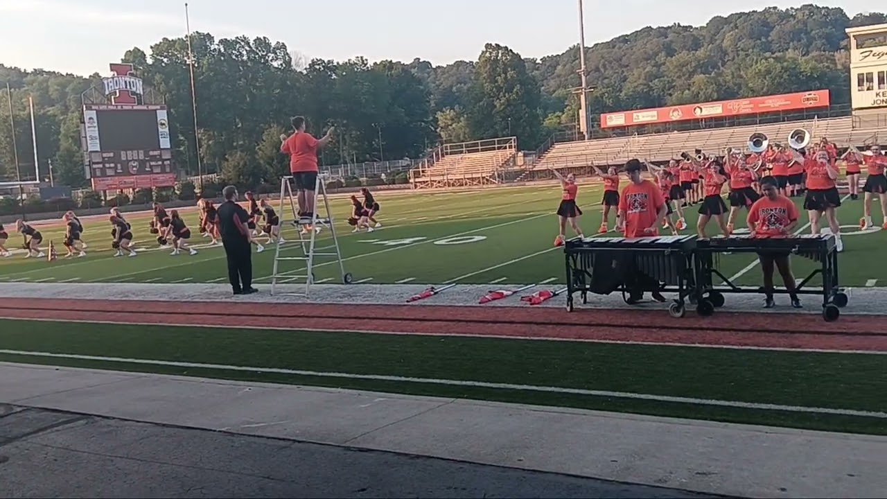The Ironton High School Million Dollar Marching Band performed at Meet the Tigers in 2025.