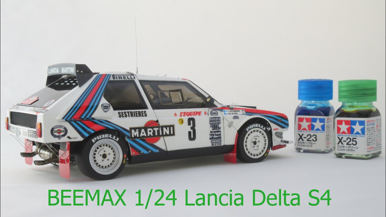 1/24 BEEMAX Nunu Aoshima Lancia Delta S4 '86 Monte Carlo Rally ビーマックス　アオシマ　1/24 ランチア デルタ S4 '86