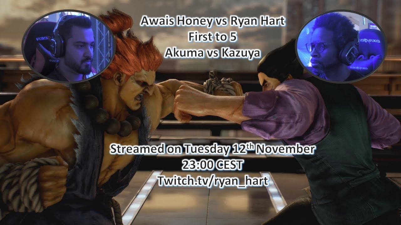 Awais Honey (Akuma) vs Ryan Hart (Kazuya) - FT5