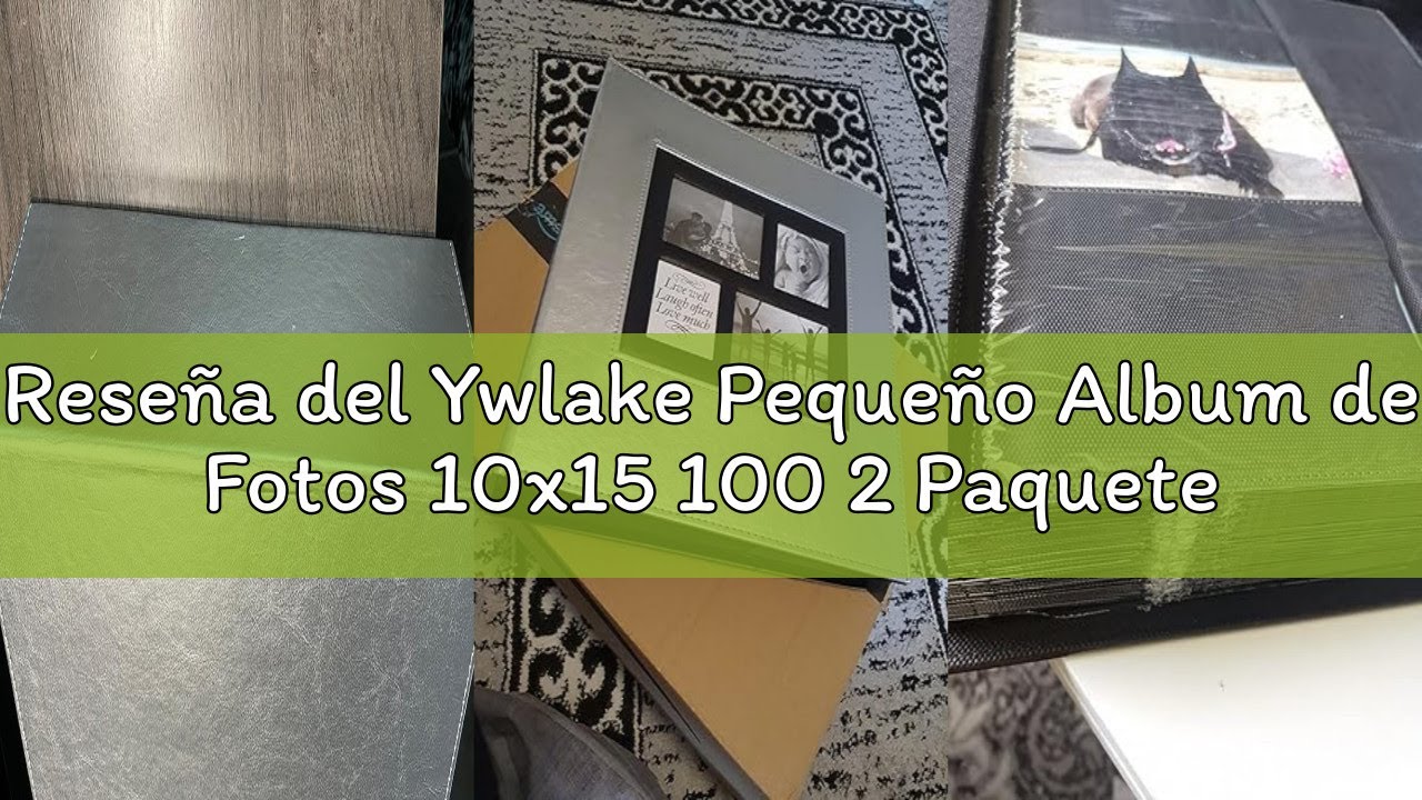 Reseña del Ywlake Pequeño Album de Fotos 10x15 100 2 Paquetes, Mini Cuero Album para Photos Bolsillo