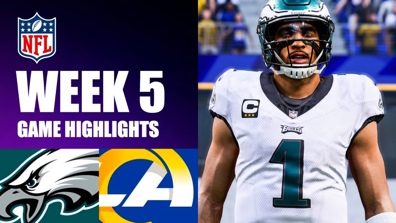 Eagles vs. Rams Week 5 | Madden 24 Simulation Highlights