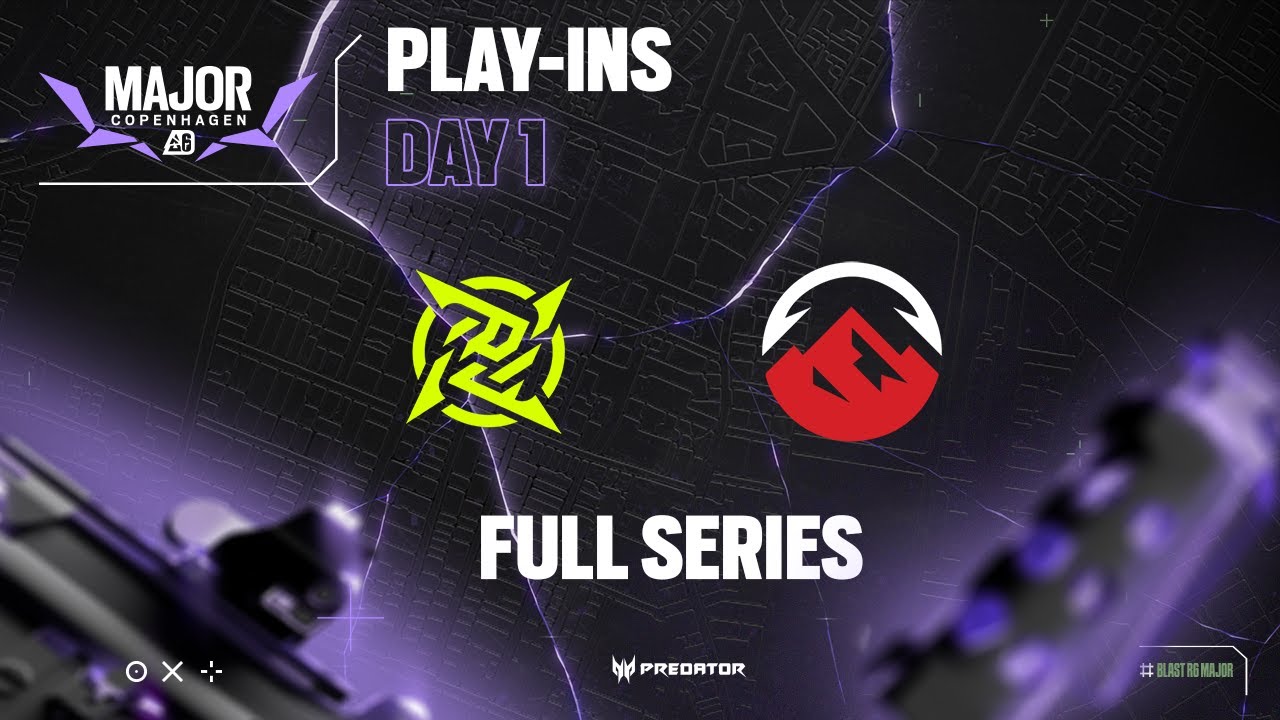 Ninjas in Pyjamas vs. Elevate // BLAST R6 Copenhagen Major | Play-Ins | Day 1 | FULL SERIES