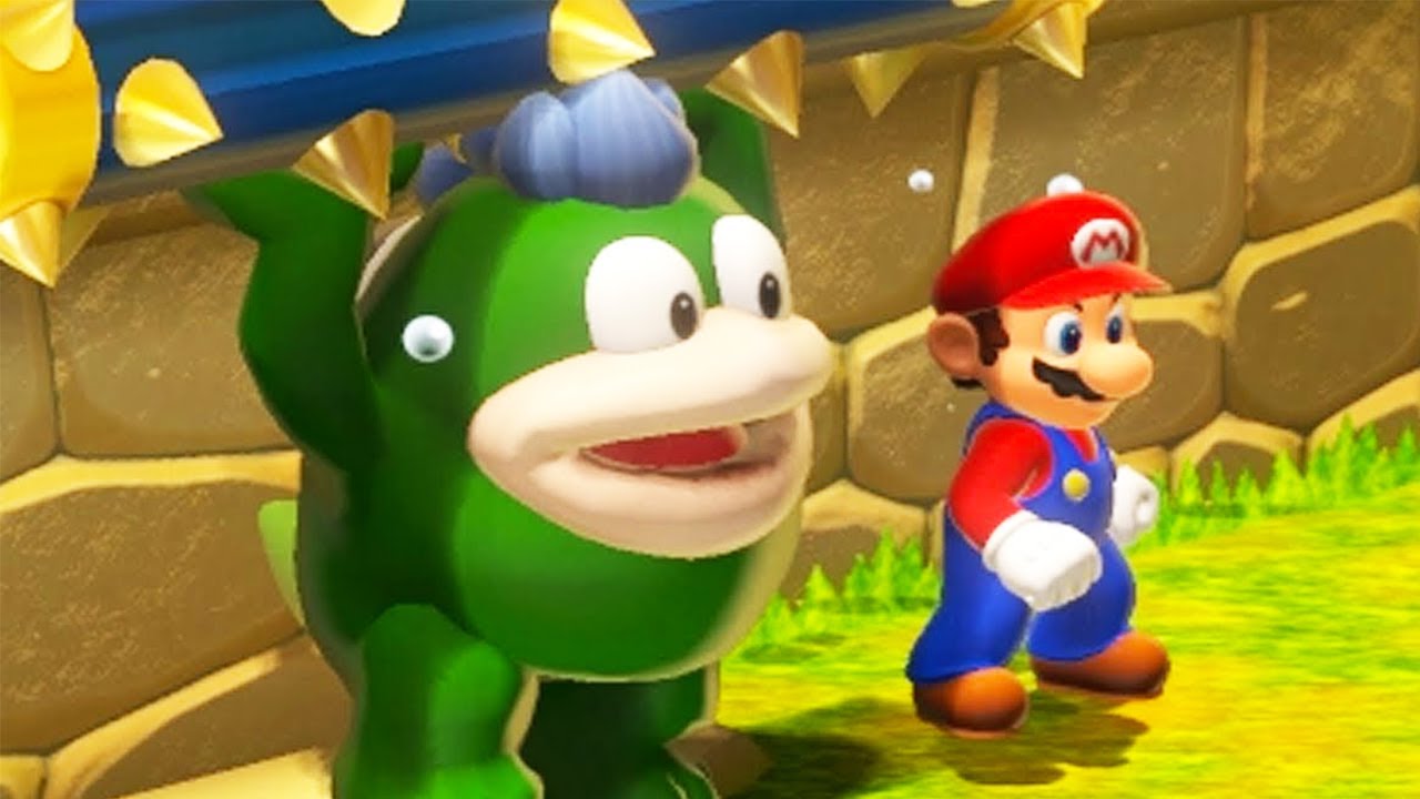Super Mario 3D World Walkthrough World 4 (All Green Stars & Stamps)