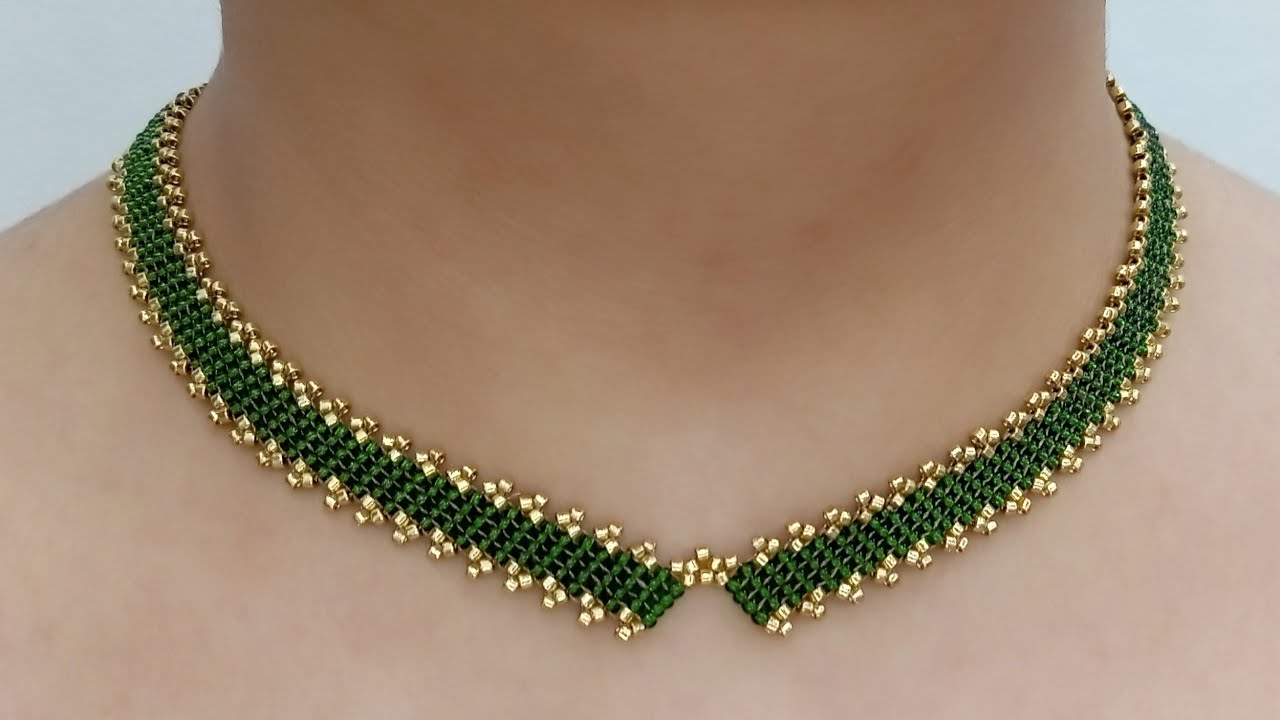 New Beaded Necklace Making | Beaded Necklace Making @smartschannel23 #necklace #necklaces #shorts 