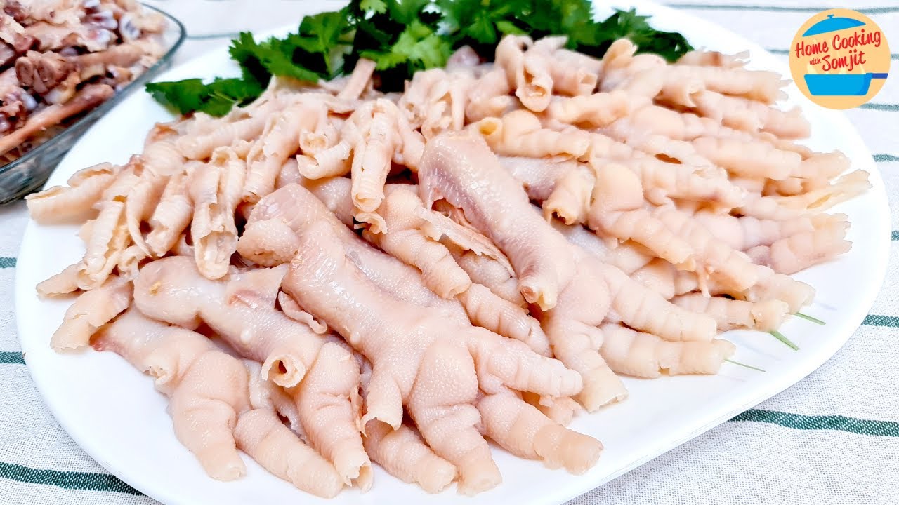 Как отделить куриные лапки от костей | Простой способ удаления костей из куриных лапок
