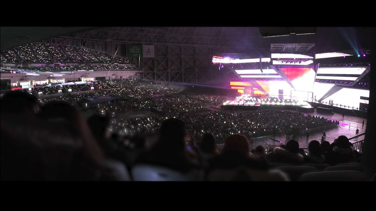 180125 NCT 127 _ 체리밤 Cherry Bomb 떼창 fanchant _ 넓은직캠 wide fancam _ 서울가요대상 _ 고척돔