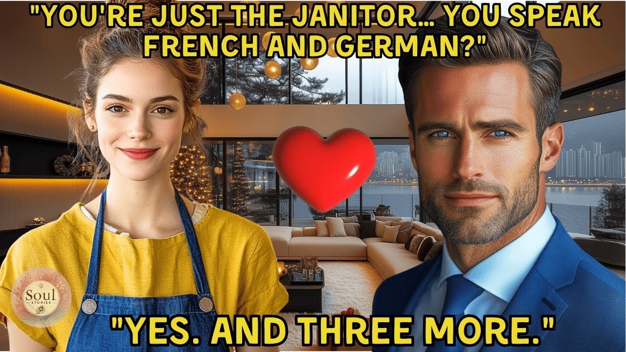 From Trash to Triumph: The 5-Language Janitor Who Shattered the CEO’s World!