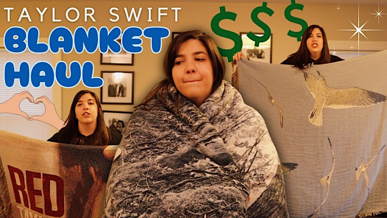 Taylor Swift Blanket Haul |official merch + prices|