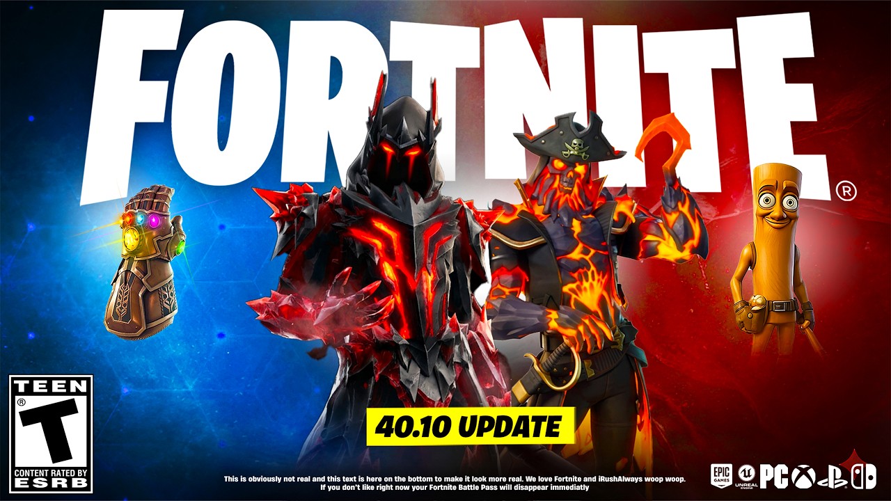 Обновление FORTNITE 40.10 уже здесь!
