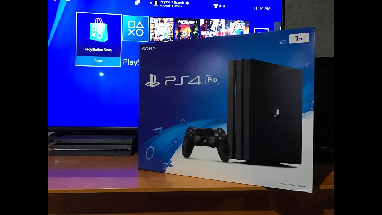 PS4 Pro Unboxing and Setup