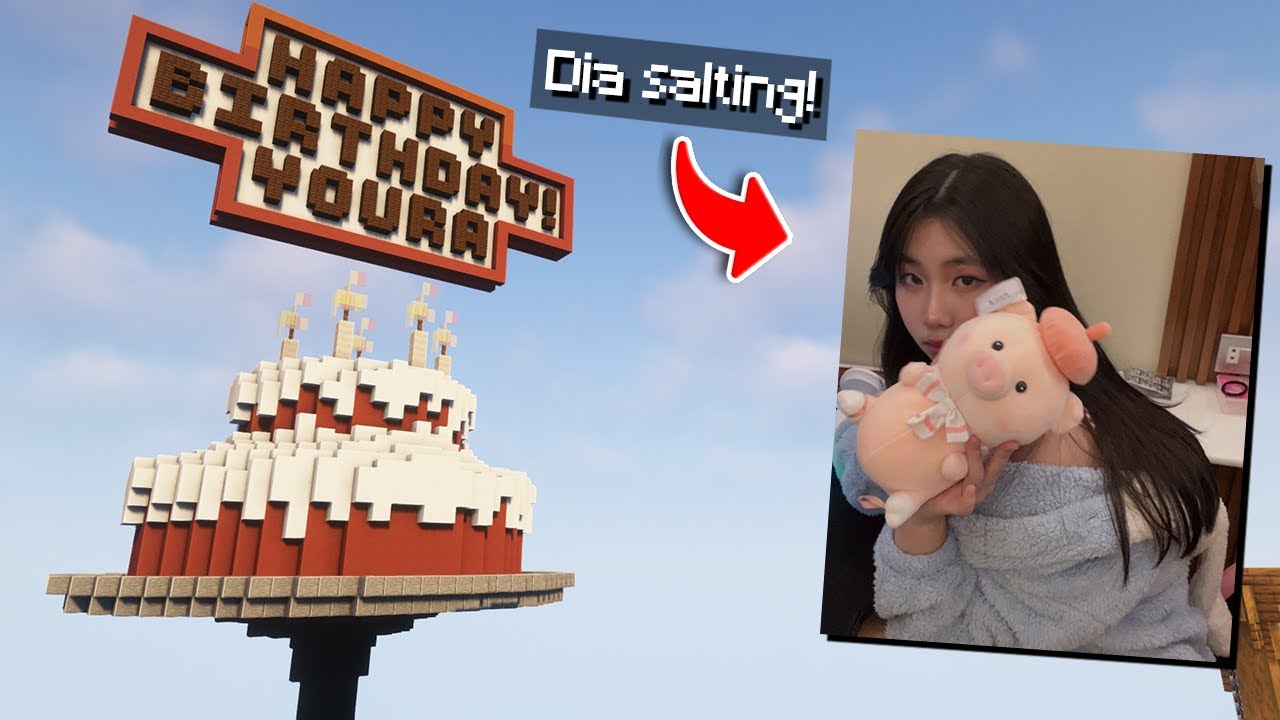 Aku SURPRISEIN ULANG TAHUN Cewe Ini Di Minecraft