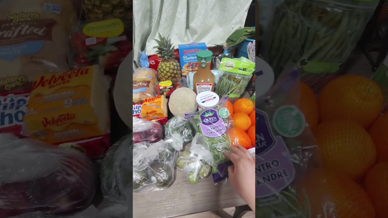 Que es lo que!  Cuánto se puede comprar con  100 dólares. #comida#lifestyl#despensaquincenal