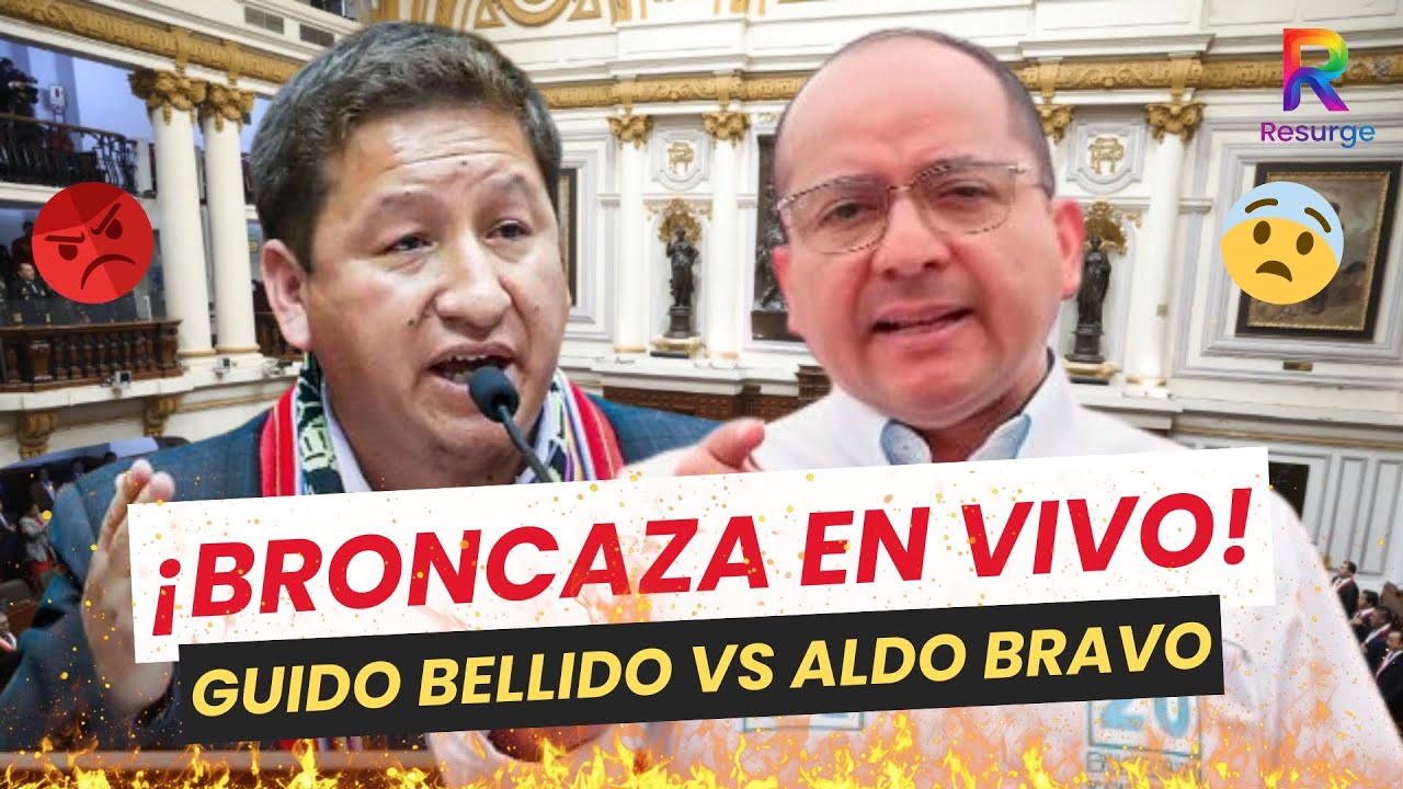 🔥GUIDO BELLIDO (PODEMOS) Y ALDO BRAVO (RP) SE DICEN DE TODO EN CARA A CARA POLÍTICO | RESURGE TV