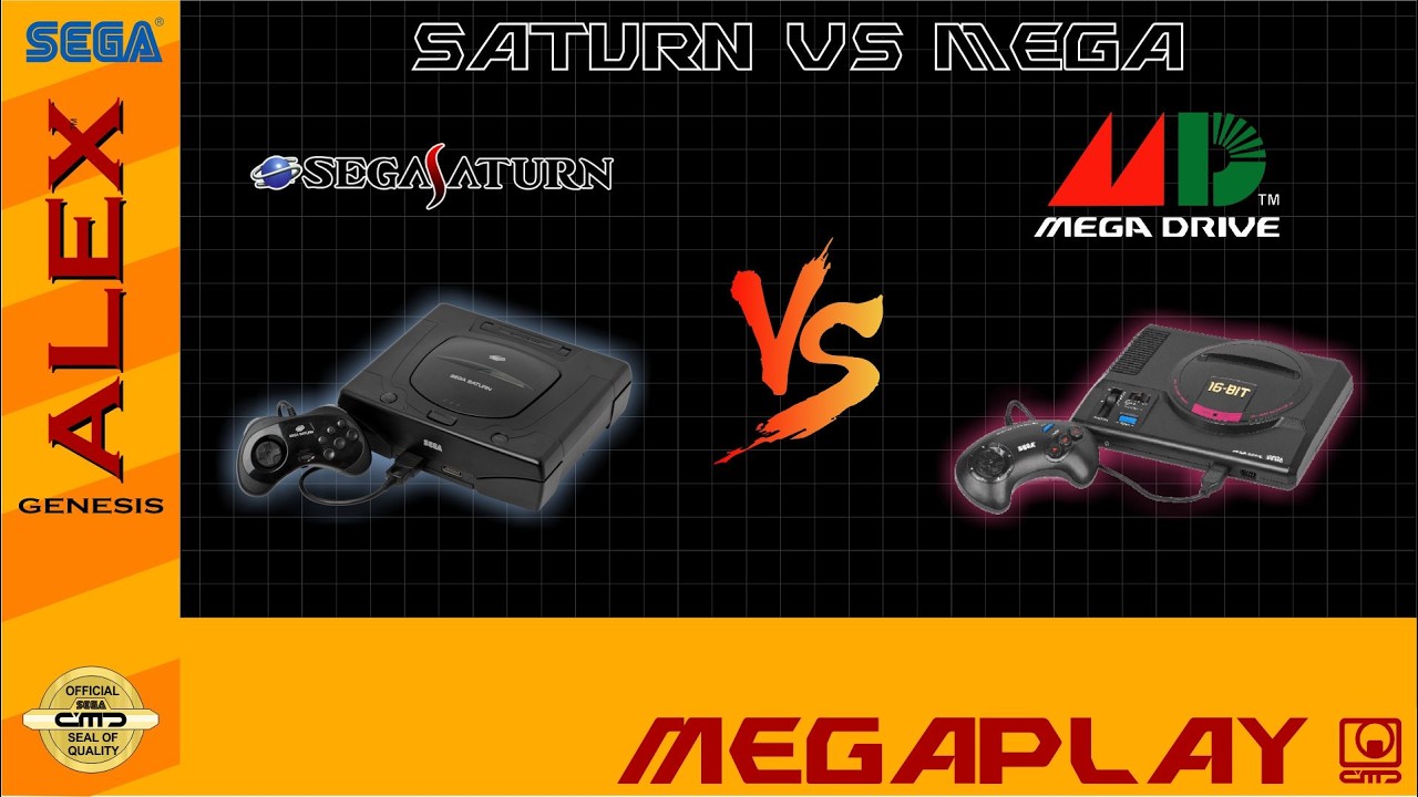 Sega Saturn vs Mega Drive #MegaPlay (A.L.Ex. e Mac)