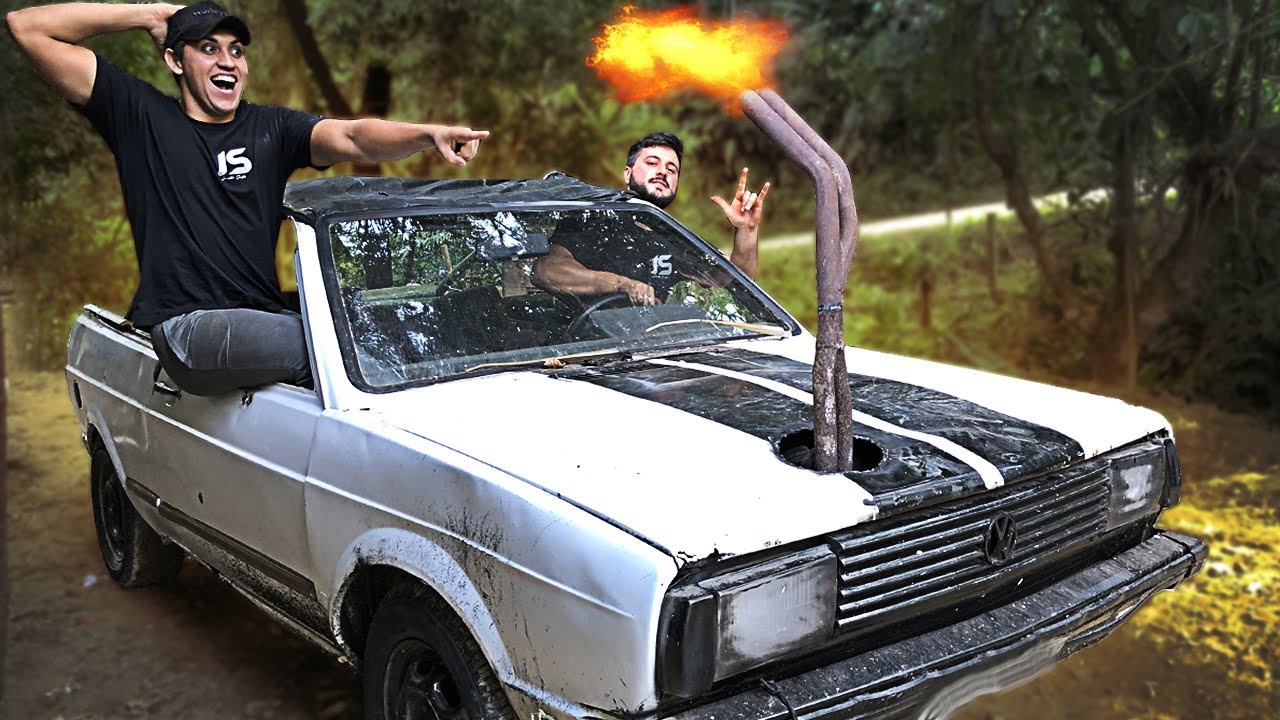 COLOCAMOS LANÇA CHAMAS NO ESCAPE DO GOL TURBO