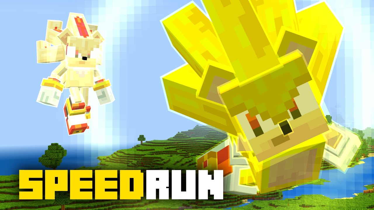 How to SPEEDRUN Minecraft under 3 Minutes with Super Forms | Sonic Add-On