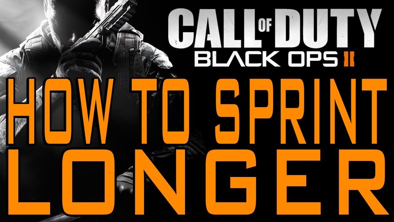 Black Ops 2 - How to Sprint Longer (Call of Duty BO2 Tips and Tricks Run Farther)
