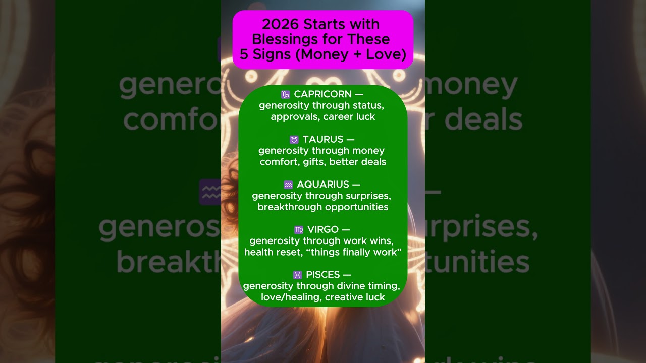 January 2026 Luck: 5 Signs Get the Biggest “Yes” Energy 