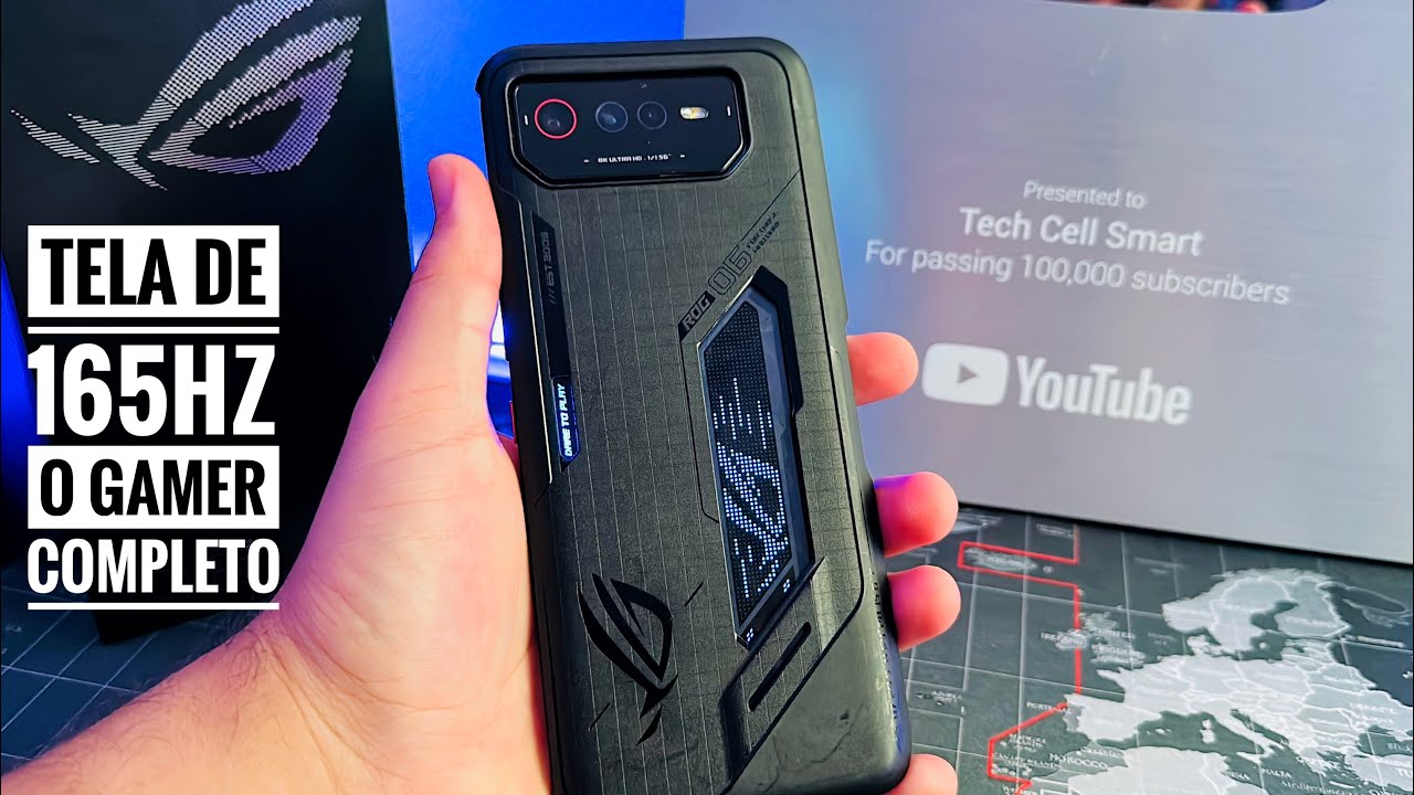 ESSE É O INCRÍVEL ROG PHONE 6 UNBOXING E TESTE DE JOGOS PESADOS🔥🚀