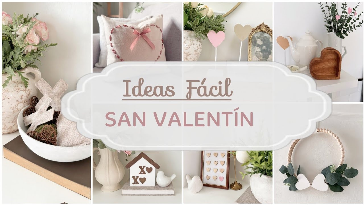 8 DIYS SAN VALENTÍN HOGAR 🩷 Ideas para decorar en San Valentín 2025 | Valentine's Day DIY
