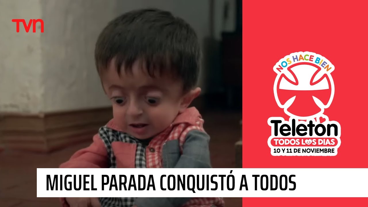 La historia de Miguel Parada que conquisto a todos en el teatro Teletón
