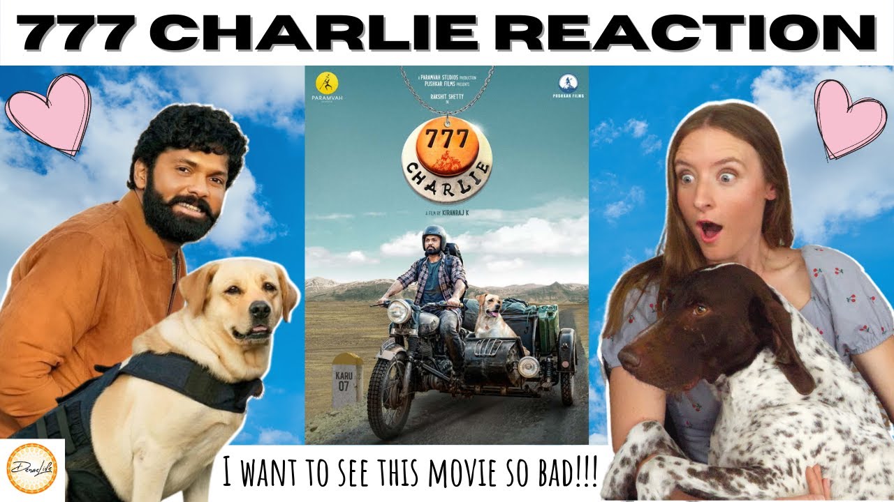 777 Charlie Trailer Reaction - Kannada DenaeLife | American Girl Reacts Rakshit Shetty | Kiranraj K
