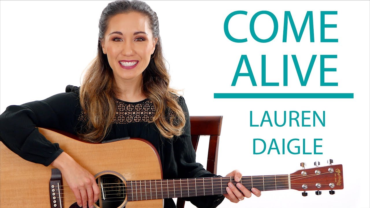 Come Alive (Dry Bones) Lauren Daigle Guitar Tutorial with Play Along