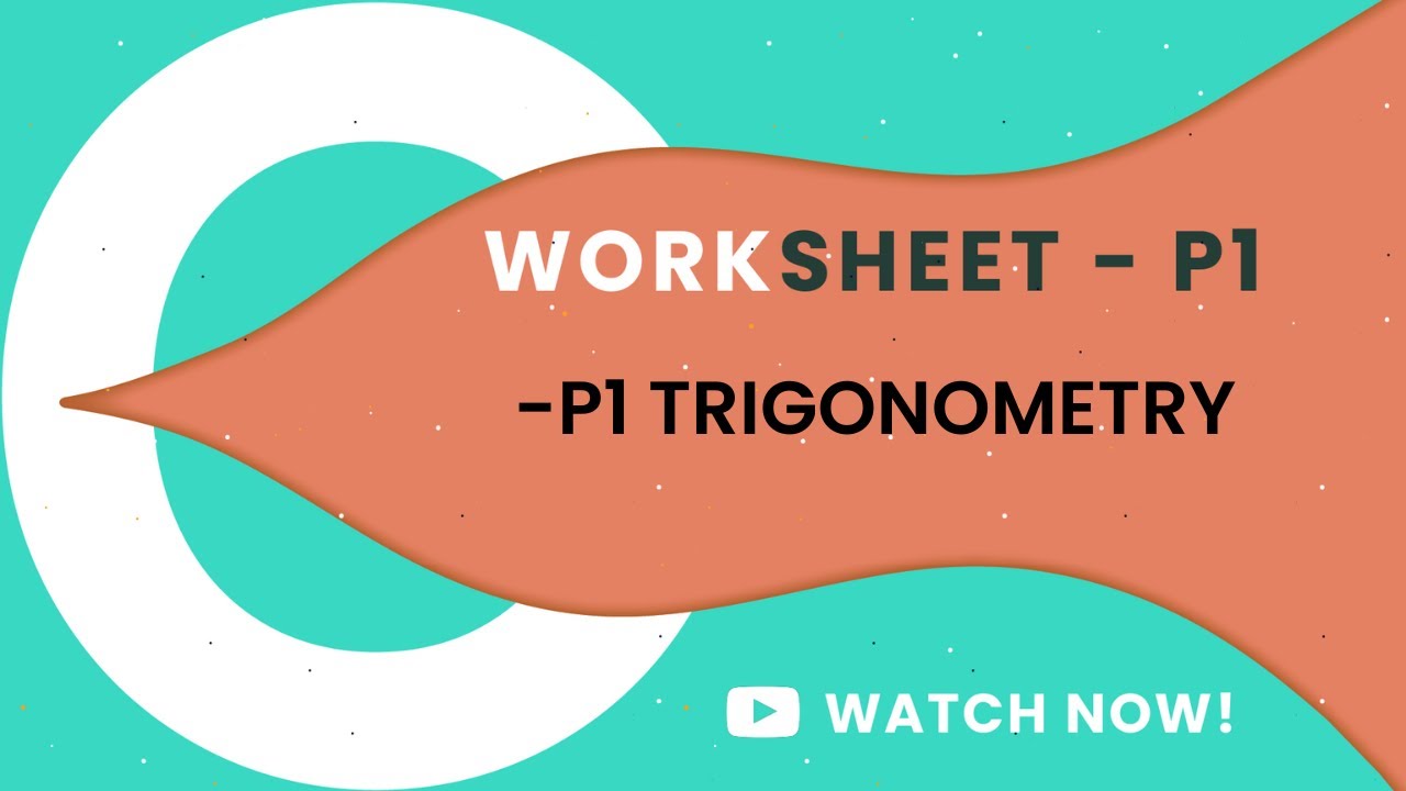P1 TRIGONOMETRY | O LEVELS 4024 | IGCSE 0580